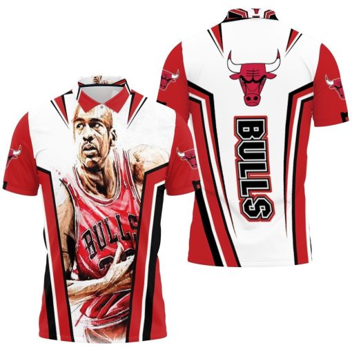 Michael Jordan Chicago Bulls Nba Polo Shirt All Over Print Shirt 3d T-shirt