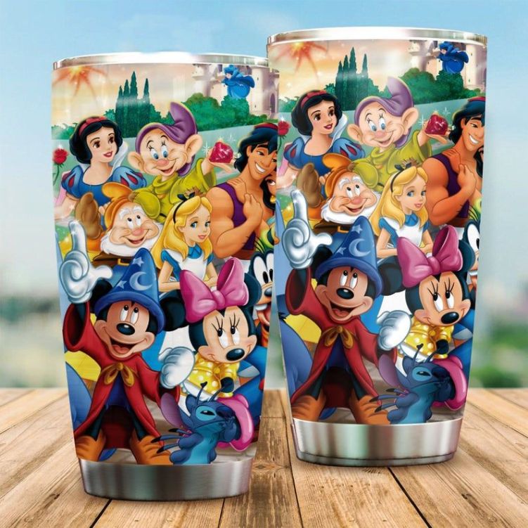 Disney Tumbler with Straw - 2023 Mickey and Friends