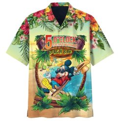 Mickey Mouse It’s 5 O’clock Somewhere Youth & Adult Hawaiian Shirt PK12