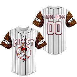 Mickey player baseball jersey shirt Custom Name