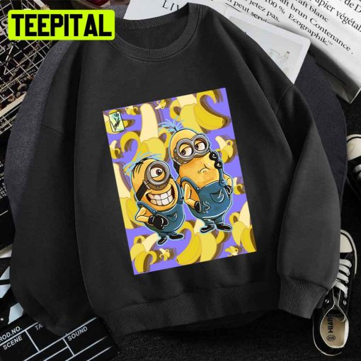 Minions Despicable Me Bananas Cartoon Kidsadults Unisex T-Shirt