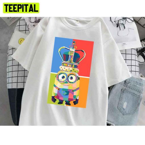 Minions King Bob Design Unisex T-Shirt