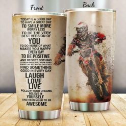 Motorcycle Racing Boy Gift For Lover Day Travel Tumbler All Over Print