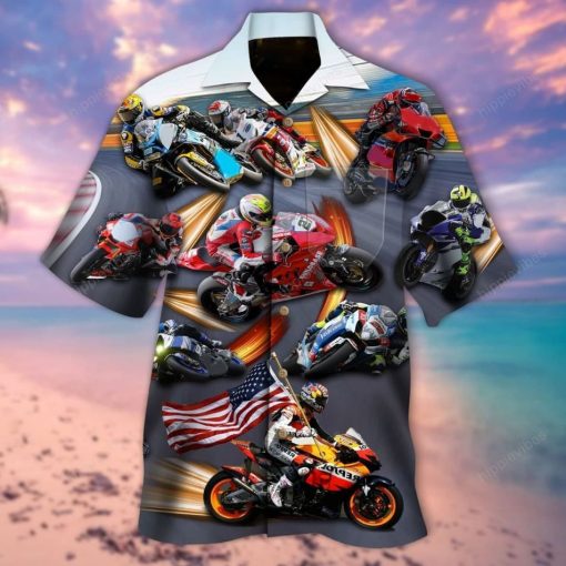 Motorsport Racing America Hawaiian Shirt HA33