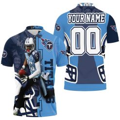 Mycole Pruitt 85 Tennessee Titans Afc South Division Super Bowl 2021 Personalized Polo Shirt All Over Print Shirt 3d T-shirt