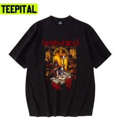 Mysterious Design Band Lamb Of God Retro 80s 90s Rock Band Unisex T-Shirt