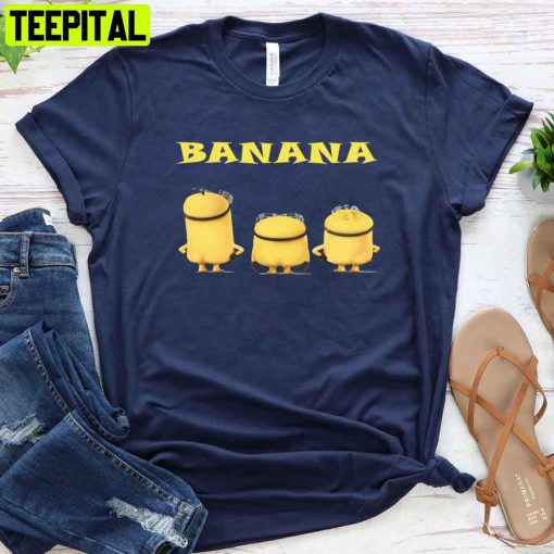 Naked Minions Staring At A Banana Unisex T-Shirt