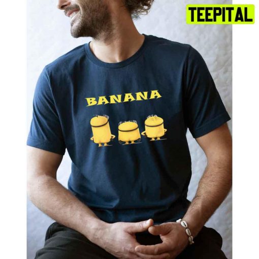 Naked Minions Staring At A Banana Unisex T-Shirt