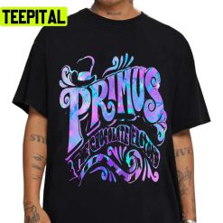 Neon Color Primus Retro Rock Band Unisex T-Shirt