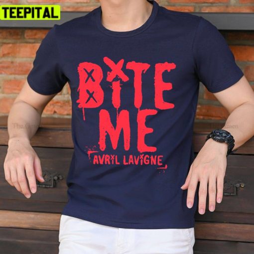 New Album Avril Lavigne Merch Bite Me Unisex T-Shirt