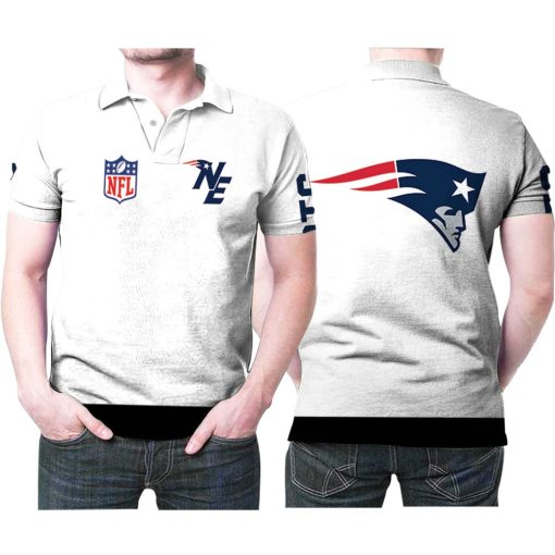 New England Patriots Nfl Logo On Chest 3d Designed For New England Patriots Fan Polo Shirt All Over Print Shirt 3d T-shirt