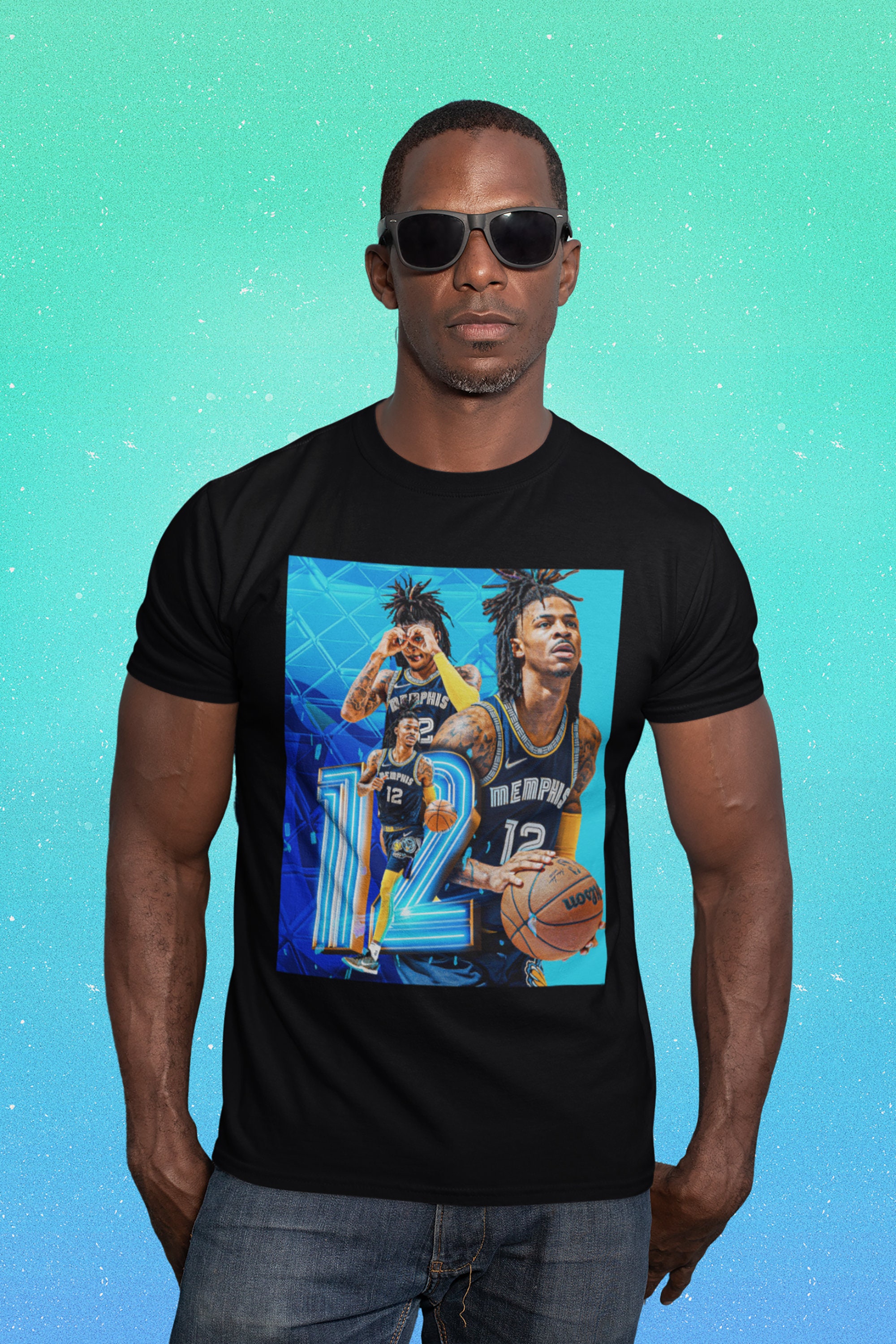 Behind 12 Ja Morant Memphis Grizzlies Basketball Unisex T-Shirt – Teepital  – Everyday New Aesthetic Designs