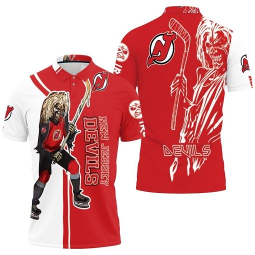 New Jersey Devils And Zombie For Fans Polo Shirt All Over Print Shirt 3d T-shirt