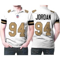 New Orleans Saints Cameron Jordan #94 Nfl American Football Team Logo Color Rush Custom 3d Designed Allover Gift For Saints Fans Polo Shirt