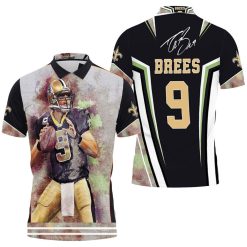 New Orleans Saints Drew Bees Legend Qustyleerback 3d Personalized Polo Shirt All Over Print Shirt 3d T-shirt