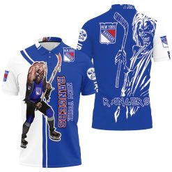 New York Rangers And Zombie For Fans Polo Shirt All Over Print Shirt 3d T-shirt