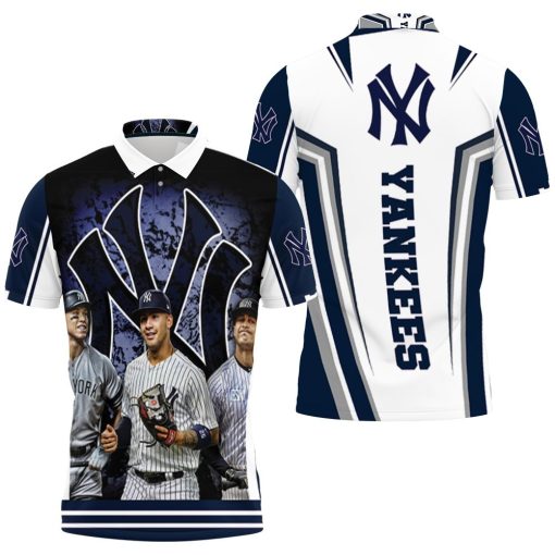 New York Yankees Aaron Judge And Giancarlo Stanton Polo Shirt All Over Print Shirt 3d T-shirt