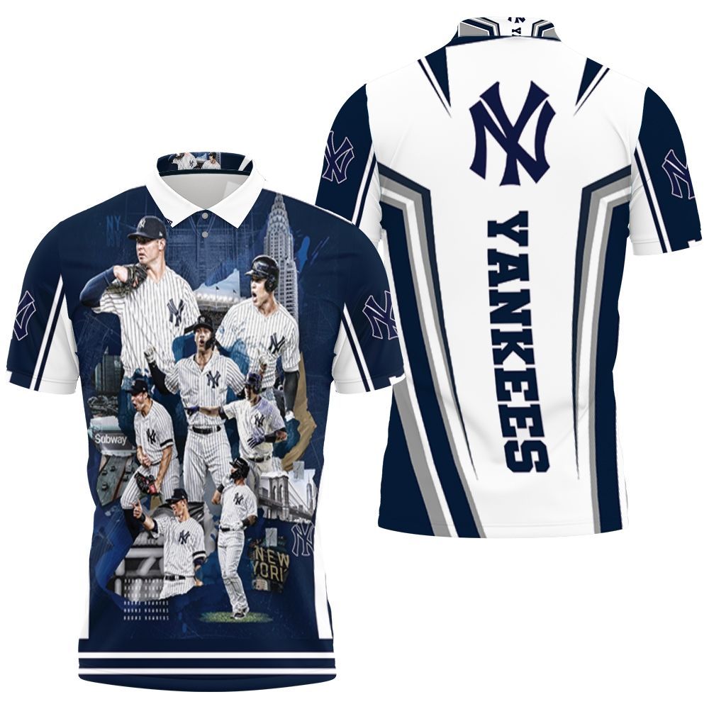 New York Yankees Great Players Lineup Polo Shirt All Over Print Shirt 3d T-shirt