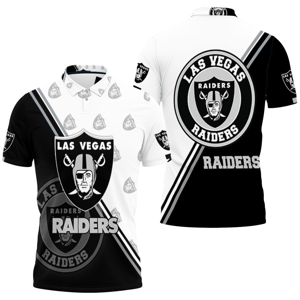 NFL Las Vegas Raiders Men Women Tshirt 3D Print Black