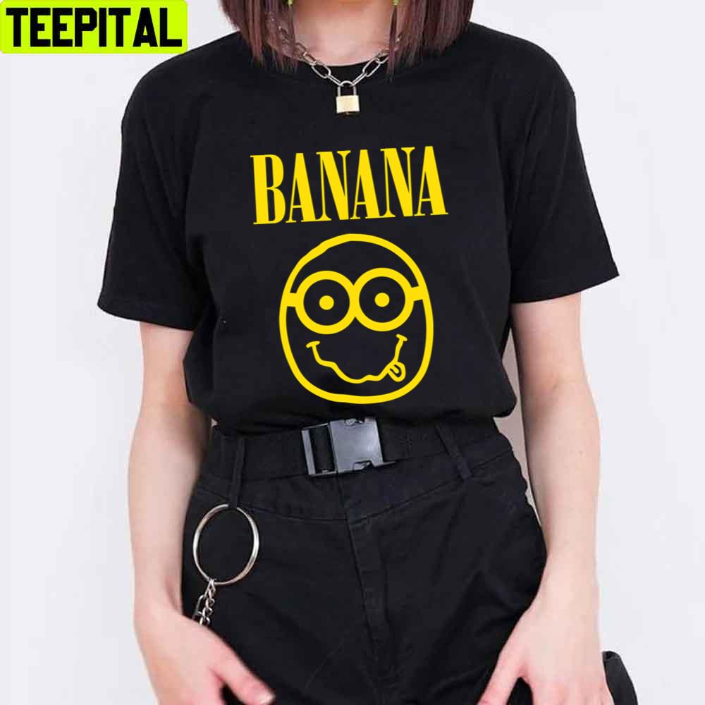 Nirvana Banana Logo Unisex T-Shirt – Teepital – Everyday New