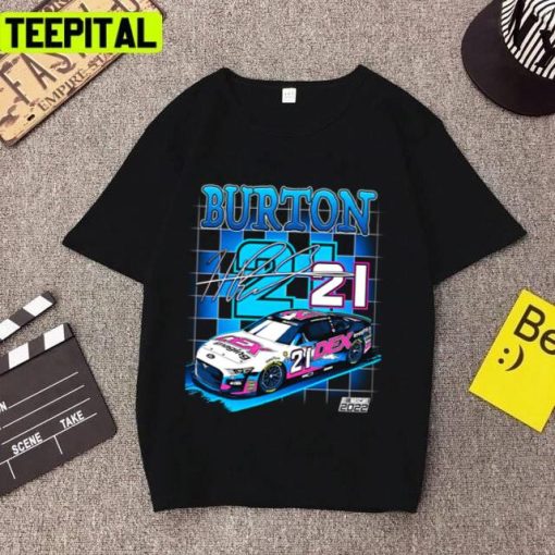 Number 21 Harrison Burton Car Racing Unisex T-Shirt