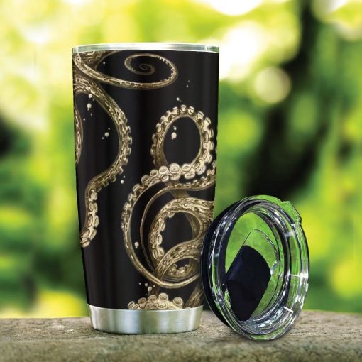 Octopu Ocean 2 Gift For Lover Day Travel Tumbler All Over Print