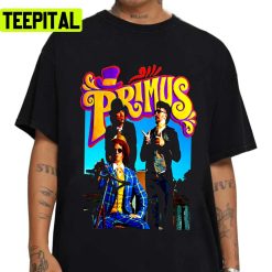 Okkey Skin Primus Retro Rock Band Unisex T-Shirt