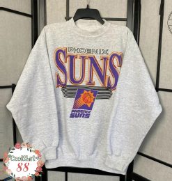 Old Vintage Digital Phoenix Suns Basketball Unisex Sweatshirt