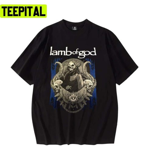 Omerta God Is An American Band Lamb Of God Retro 80s 90s Rock Band Unisex T-Shirt