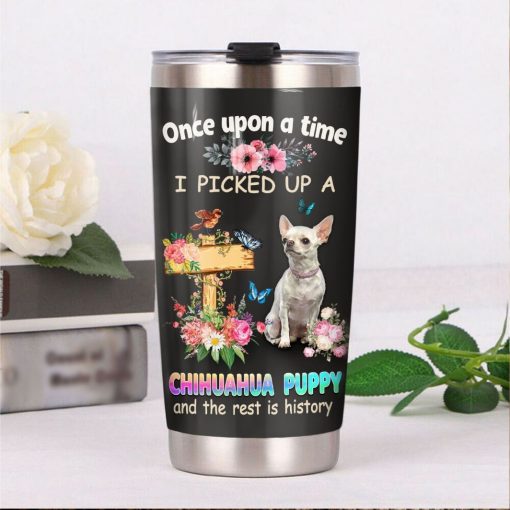 Personalized Chihuahua Puppy Gift For Lover Day Travel Tumbler