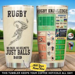 Personalized Rugby Knowledge Gift For Lover Day Travel Tumbler