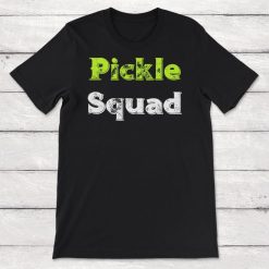 Pickleball Distressed Pickle Squad Pickle Lover Gift Unisex T-Shirt