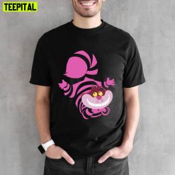 Pink Art Cheshire Cat Unisex T-Shirt