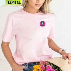 Pink Green Neon Glo Girl Unisex T-Shirt