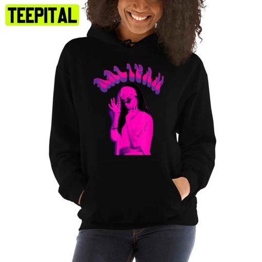 Pink Style Aaliyah Fanart Unisex T-Shirt