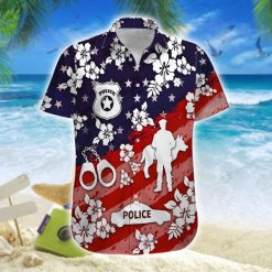 Police Men Hawaiian Shirt HA33