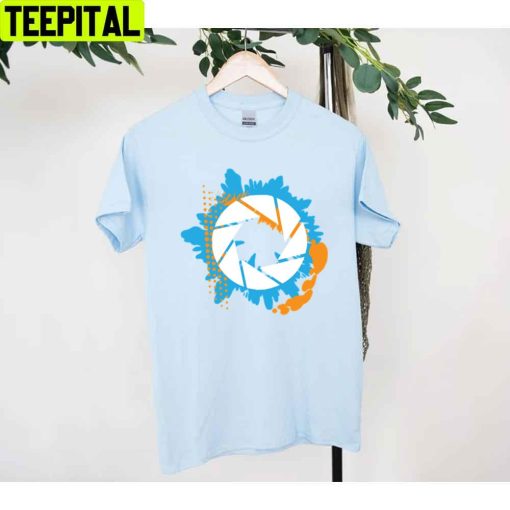 Portal Abstract Aperture Logo Unisex T-Shirt