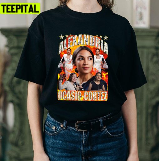 Portrait Of Alexandria Ocasiocortez Unisex T-Shirt