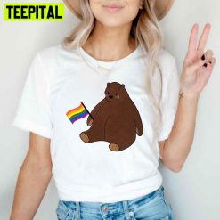 Pride Allyship Bear Pride Month Unisex T-Shirt