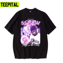 Purple Design Of Dj Screw Outkast Rap Rock Music Unisex T-Shirt