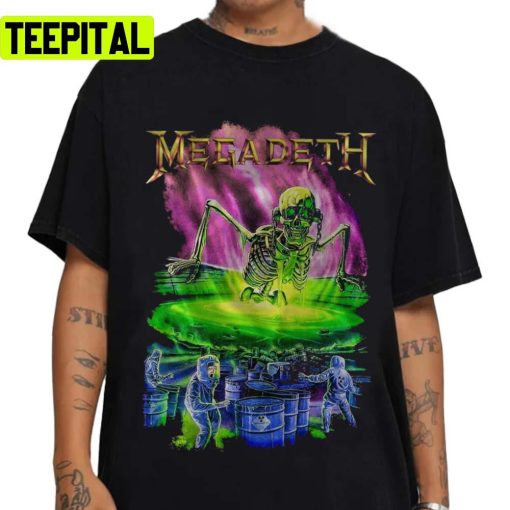 Purple Skull Megadeth Music Band Unisex T-Shirt