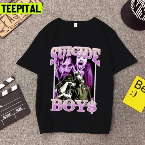 Purple Vintage Style Suicideboys Vintage 90’s Rap Tee Pouya Unisex T-Shirt