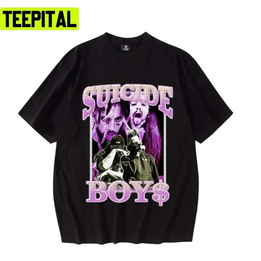 Purple Vintage Style Suicideboys Vintage 90’s Rap Tee Pouya Unisex T-Shirt