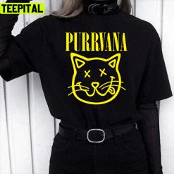 Purrvana Fitted Scoop Cosmic Three Eyed Cat Unisex T-Shirt