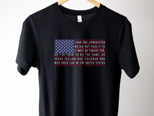 Quote In American Flag Memorial Day Unisex T-Shirt