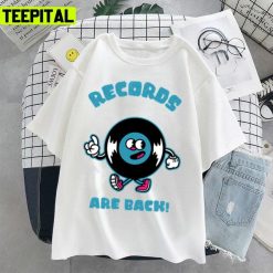 Records Are Back Music Disk Design Unisex T-Shirt