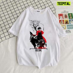 Red Black Style Hellsing Alucar Unisex T-Shirt