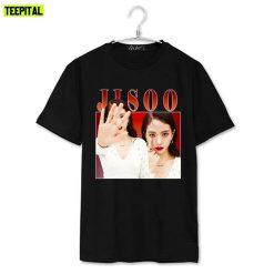 Red Vintage Style Jisoo Tribute Unisex T-Shirt