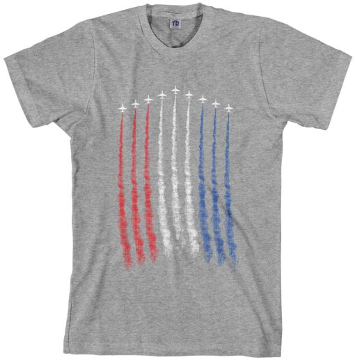 Red White Blue Air Force Flyover Men’s T-Shirt Memorial Day Unisex T-Shirt