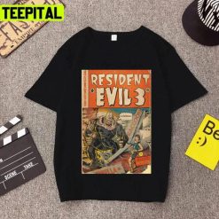 Resident Evil 3 Fan Art Comic Book Cover Unisex T-Shirt